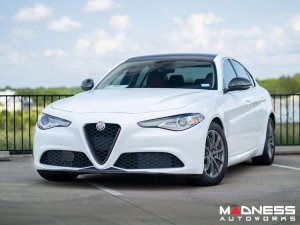 Alfa Romeo Giulia Front Spoiler - Carbon Fiber - QV Style - V3 - Feroce Carbon - Base Model
